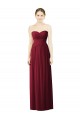 Sleeveless Burgundy A-Line Sweetheart Evening Dress / Bridesmaid Dress Lincoln