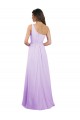 Sleeveless Lilac A-Line One Shoulder Bridesmaid Dress / Evening Dress Lincoln