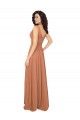 Sleeveless Sage V-Back A-Line V-Neck Bridesmaid Dress / Evening Dress Lincoln