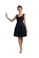 Sleeveless Dark Navy A-Line Sweetheart Bridesmaid Dresses Lincoln