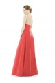 Sleeveless Firecracker A-Line Jewel Neck Bridesmaid Dress Lincoln