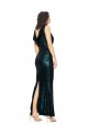 Sleeveless Dark Green Mermaid V-Neck Bridesmaid Dress / Evening Dress Lincoln