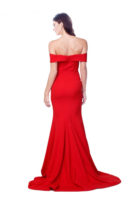 Sleeveless Red Mermaid Sweetheart Bridesmaid Dress / Evening Dress Lincoln