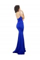 Sleeveless Royal Blue Low Back Mermaid Sweetheart Formal Evening Gown / Prom Dress / Bridesmaid Dress Lincoln