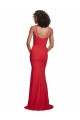 Sleeveless Red Mermaid Spaghetti Straps Bridesmaid Dress / Evening Dress Lincoln