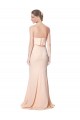 Sleeveless Nude Mermaid Strapless Black Tie Evening Gown / Prom Dress / Bridesmaid Dress Lincoln