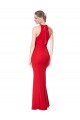 Sleeveless Red Mermaid Halter Neck Prom Dress / Bridesmaid Dress Lincoln