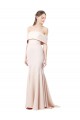 Sleeveless Nude Mermaid Off the Shoulder Formal Evening Gown / Prom Dress / Bridesmaid Dress Lincoln