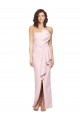 Sleeveless Pink Low Back Sheath Strapless Formal Dress / Bridesmaid Dress Lincoln