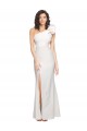 Sleeveless Ivory Sheath One Shoulder Formal Evening Gown / Prom Dress / Bridesmaid Dress Lincoln