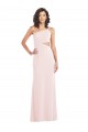 Sleeveless Pink Trumpet One Shoulder Formal Evening Gown / Prom Dress / Bridesmaid Dress Lincoln