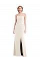 Sleeveless Ivory Trumpet Strapless Semi Formal Evening Dress / Prom Dress / Bridesmaid Dress Lincoln