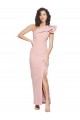 Sleeveless Mauve Sheath One Shoulder Formal Evening Gown / Prom Dress / Bridesmaid Dress Lincoln