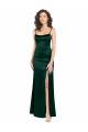 Sleeveless Hunter Open Back A-Line Scoop Neck Formal Evening Gown / Prom Dress / Bridesmaid Dress Lincoln