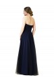 Sleeveless Dark Navy A-Line Sweetheart Bridesmaid Dress / Evening Dress Lincoln