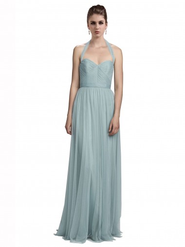 Sleeveless A-Line Halter Neck Bridal Party Dress / Evening Dress Lincoln