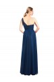 Sleeveless Black A-Line One Shoulder Bridesmaid Dress / Evening Dress Lincoln