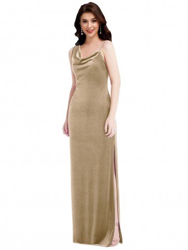 Sleeveless Champagne Sheath One Shoulder Black Tie Evening Gown / Prom Dress / Bridesmaid Dress Lincoln